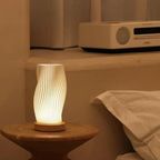 Wavecrest Lamp – Sleek USB-Powered Dimmable Table Lamp