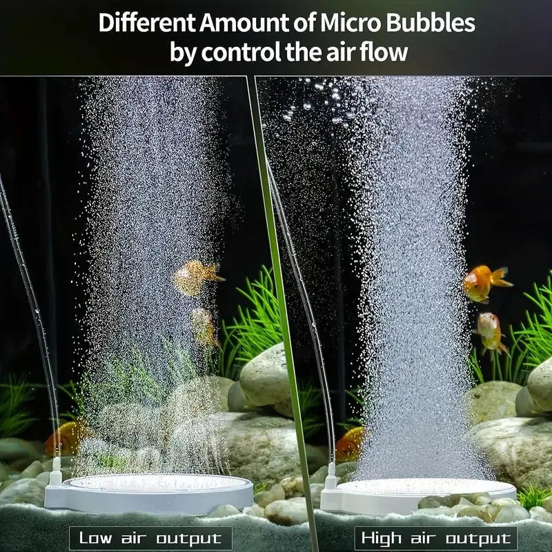 Nano-Aeration Stone for Aquariums – Oxygen Booster for Your Fish