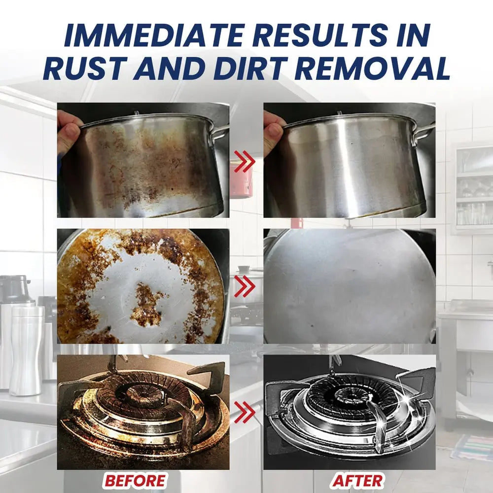 Nano-Cleaning Paste for Stainless Steel – Residue-Free & Surface-Friendly