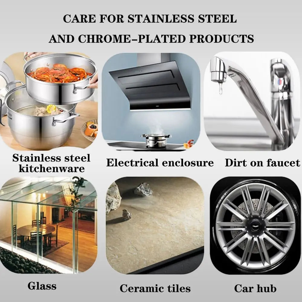 Nano-Cleaning Paste for Stainless Steel – Residue-Free & Surface-Friendly