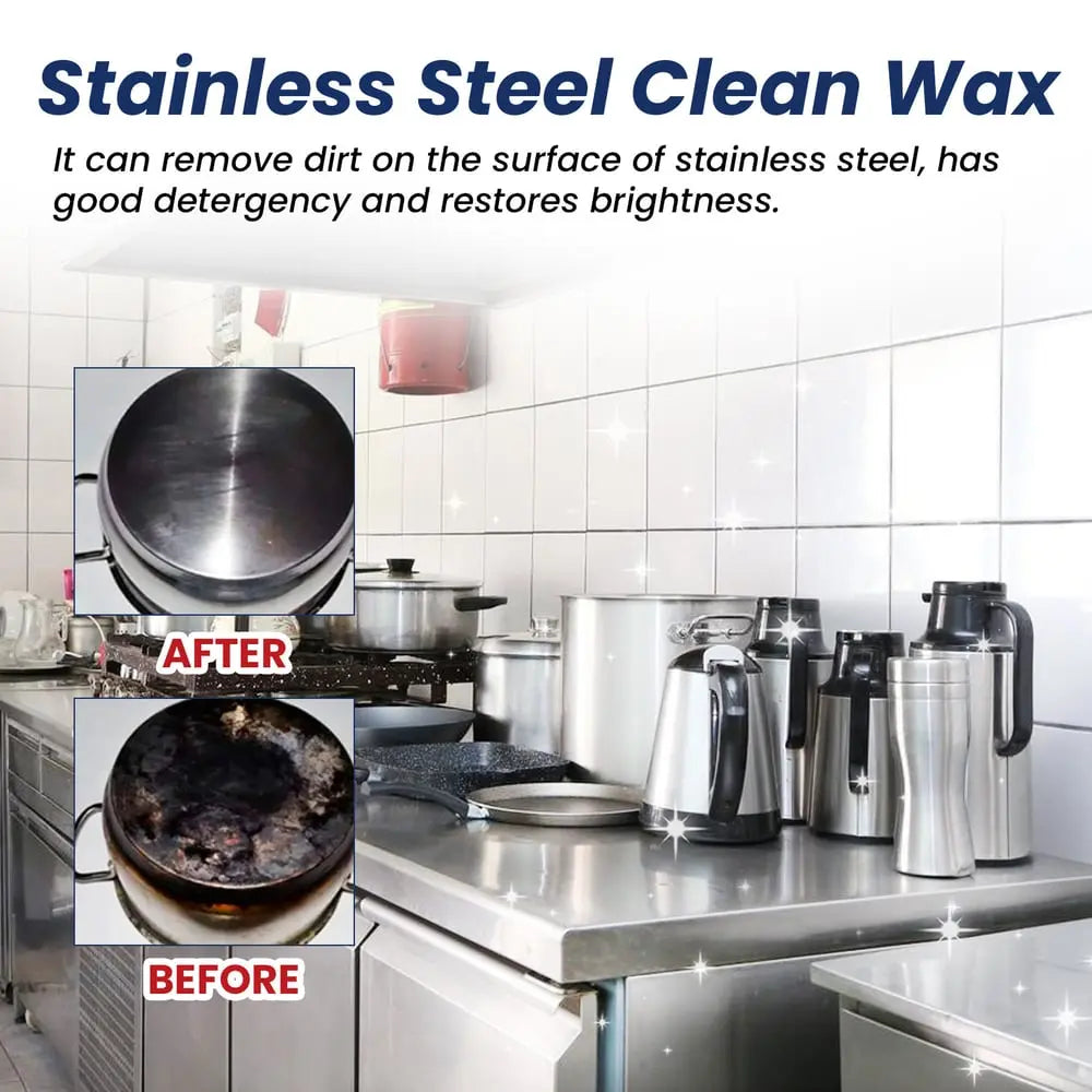 Nano-Cleaning Paste for Stainless Steel – Residue-Free & Surface-Friendly