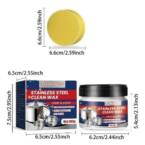 Nano-Cleaning Paste for Stainless Steel – Residue-Free & Surface-Friendly