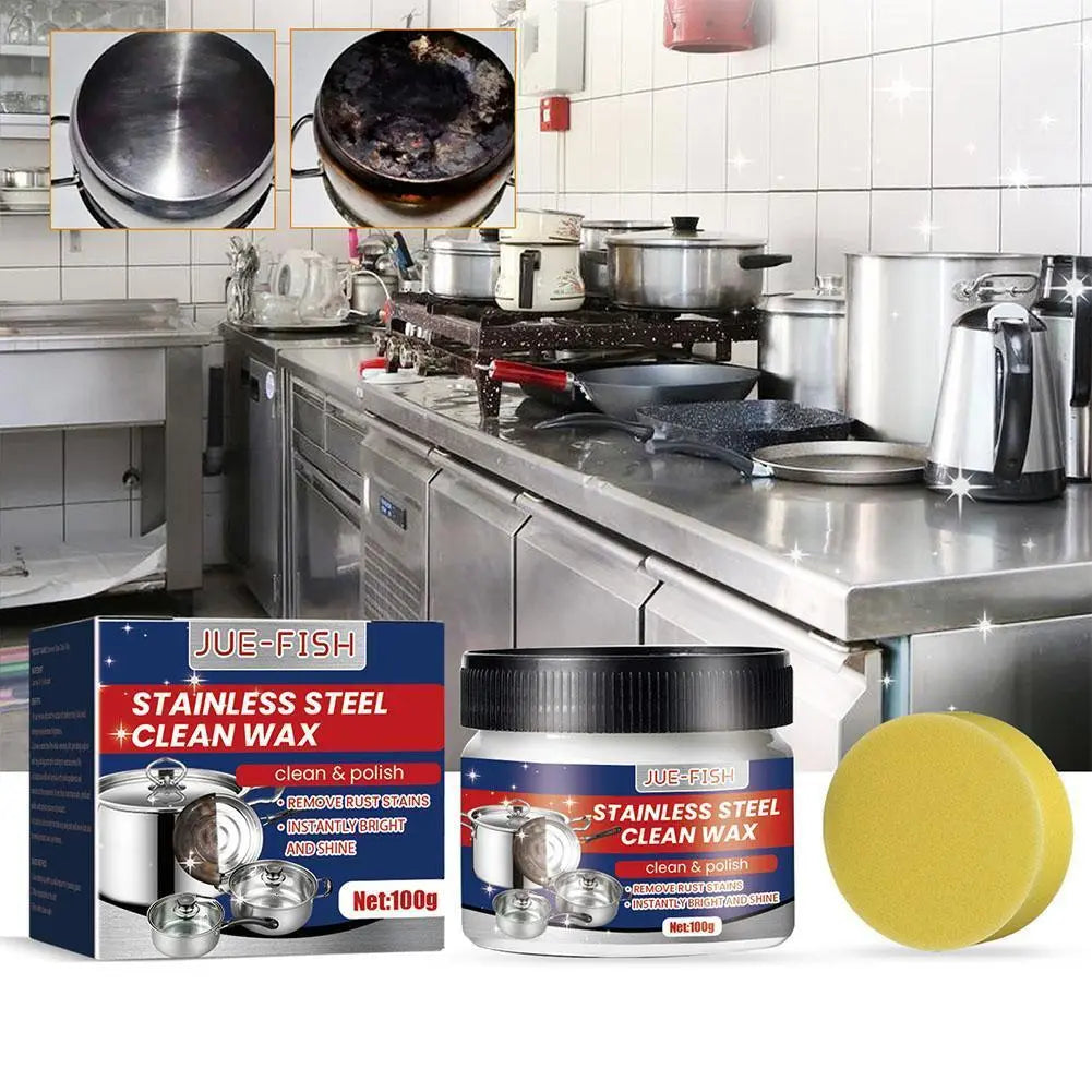 Nano-Cleaning Paste for Stainless Steel – Residue-Free & Surface-Friendly
