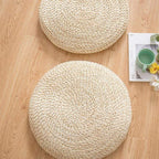 Natural tatami straw floor cushion
