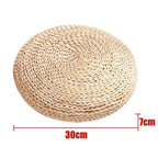 Natural tatami straw floor cushion