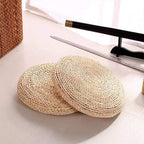 Natural tatami straw floor cushion