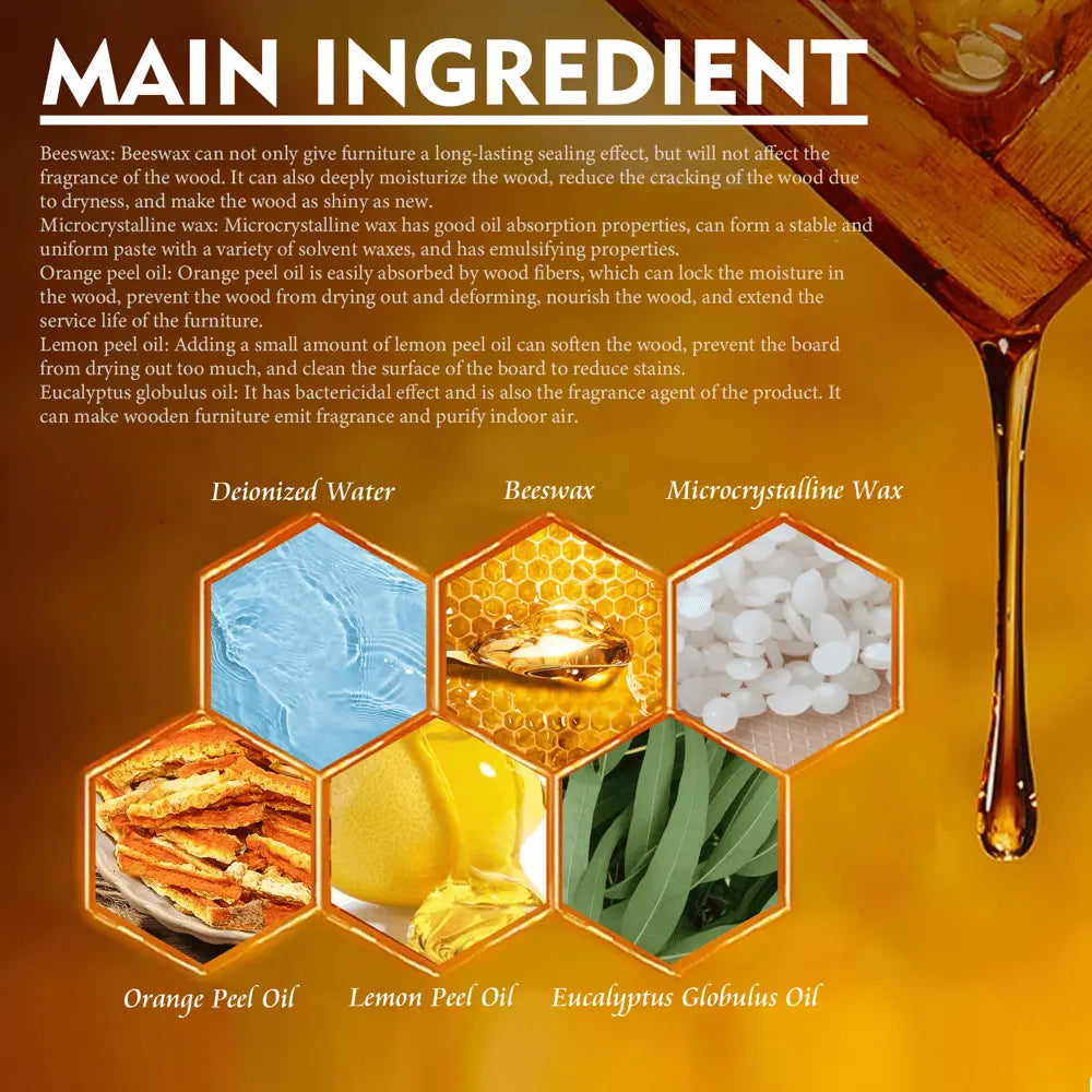 Natural Beeswax Care Spray – Buy one, get one – For natural shine & wood pRedection!