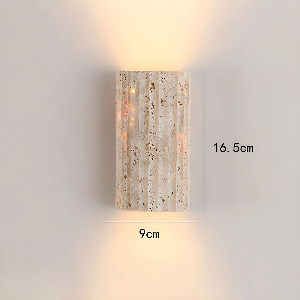 Natural Stone LED Wall Sconce Light