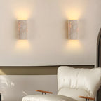 Natural Stone Wall Light | Elegant LED Wall Lamp Indoor