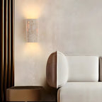 Natural Stone Wall Light | Elegant LED Wall Lamp Indoor