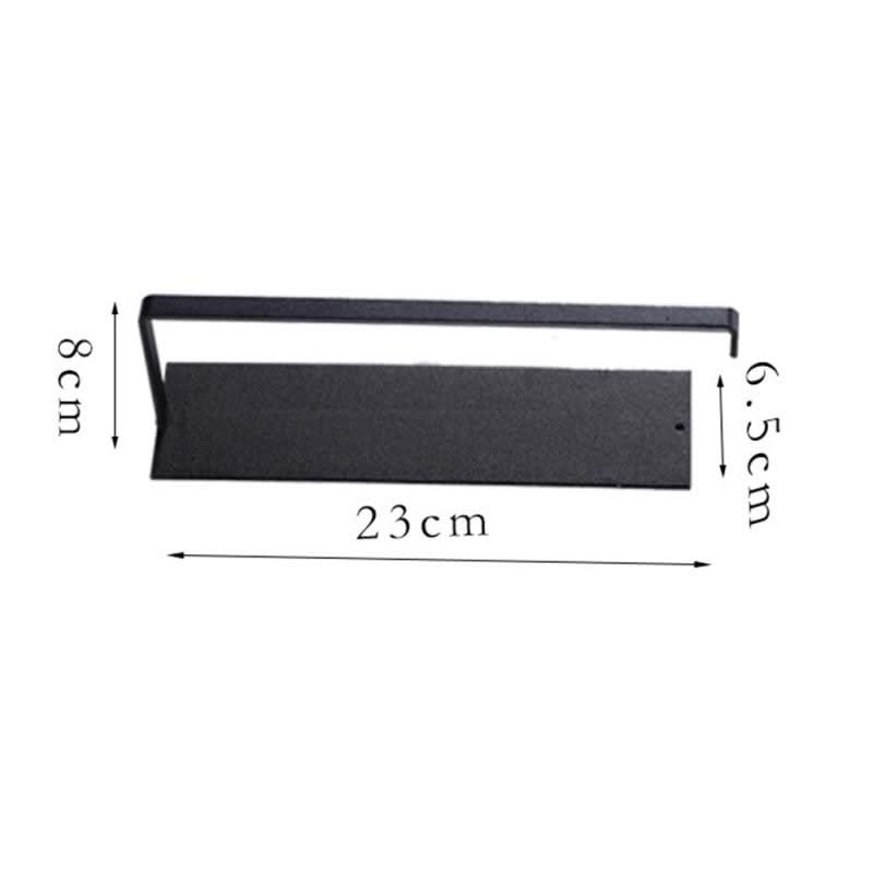 Modern Paper Towel Holder, Durable Iron, Wall Mountable