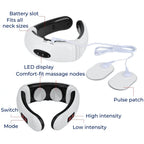 NeckEase | Vibration Neck Massager – Pain Relief – Portable Design – Soothes Stiff Muscles – Stress & Tension Relief