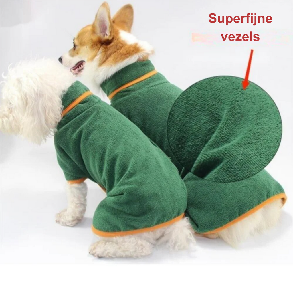 Dog Towel Robe for Dogs – Quick-Drying Adjustable Dog Blanket, Comfortable and Stylish Bathrobe for All Sizes
