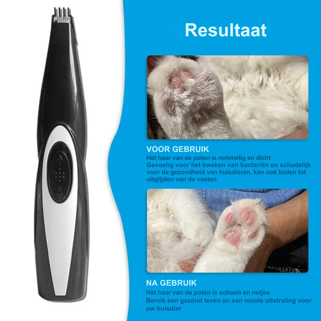 Wireless Dog Grooming Scissors, Professional Pet Trimmer for Sensitive Areas, USB Rechargeable, Quiet Operation, Stainless Steel