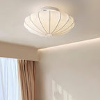 Shell-shaped Fabric Ceiling Lamp Elegant Design