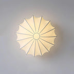 Shell-shaped Fabric Ceiling Lamp Elegant Design