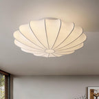 Shell-shaped Fabric Ceiling Lamp Elegant Design