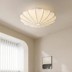 Shell-shaped Fabric Ceiling Lamp Elegant Design