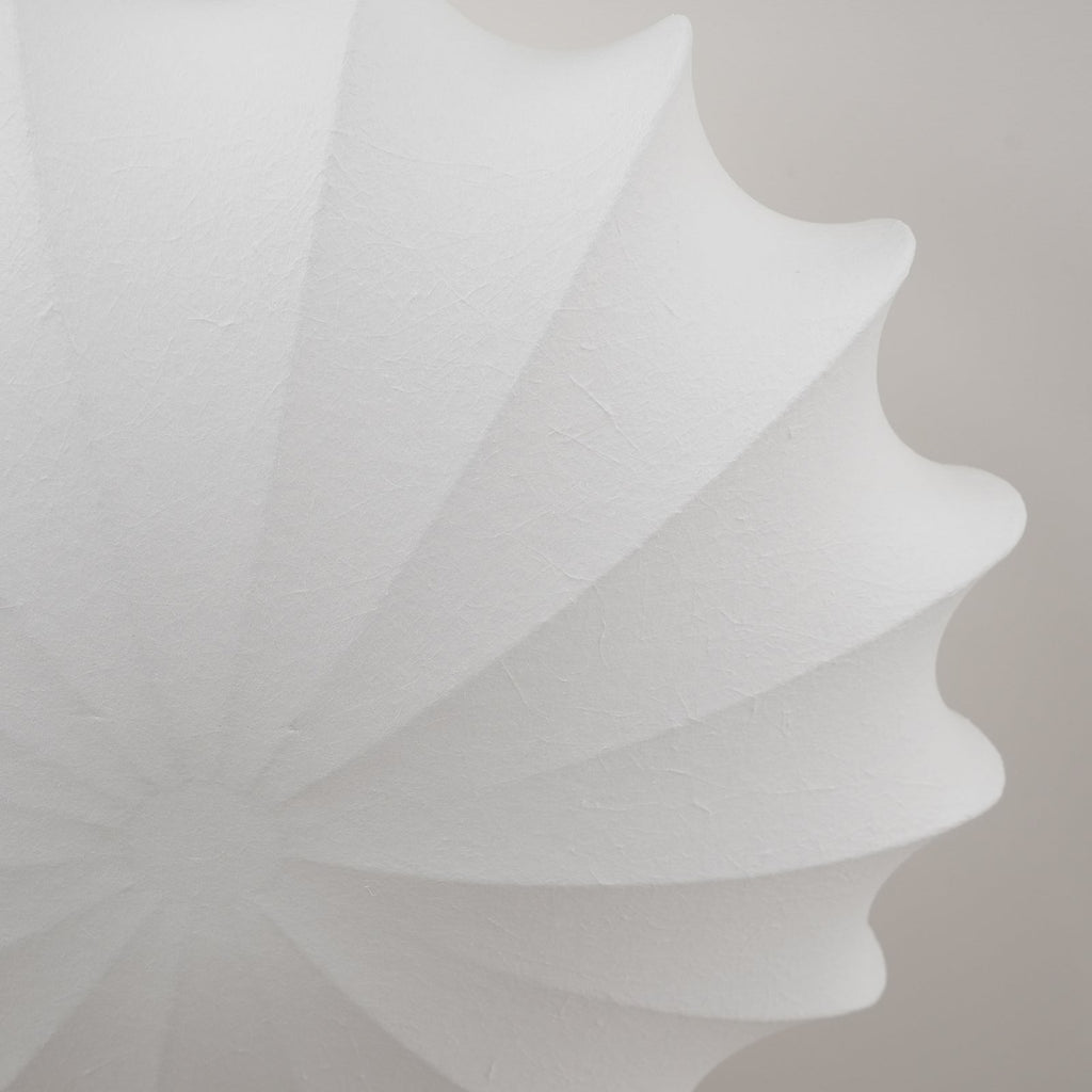 Shell-shaped Fabric Ceiling Lamp Elegant Design