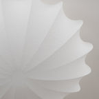 Shell-shaped Fabric Ceiling Lamp Elegant Design