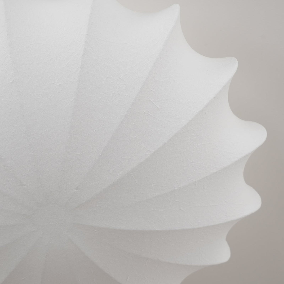Shell-shaped Fabric Ceiling Lamp Elegant Design