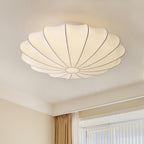 Shell-shaped Fabric Ceiling Lamp Elegant Design