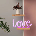 Love Neon Letters | Create a romantic scene
