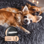 FluffyNest Comfort Dog Bed – Orthopedic Plush Sleeping Cushion for Dogs