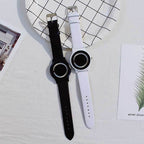 IcoolGadgets New Arrival Trend no pointer Concept watch Simple creative brand Woman Men watches Relogio Feminino