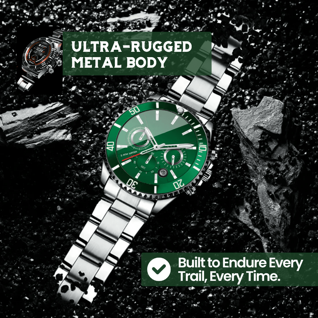Tactical Smartwatch with Health & GPS Tracking