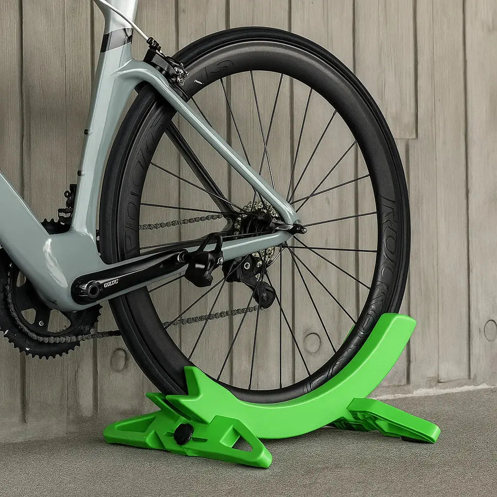 Never wobbling bicycles again – Our stable universal stand