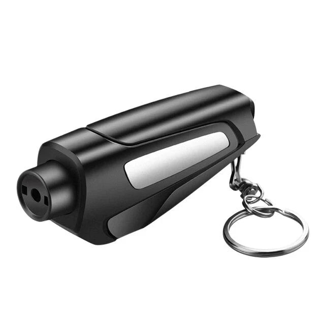 Car emergency hammer with seat belt cutter – Compact safety hammer for rescue & escape