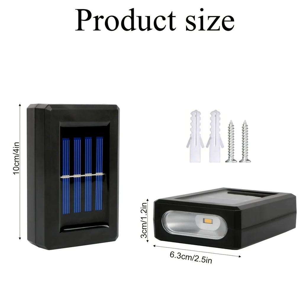 LUMIX | New Solar Wall Lighting for Outdoors | Waterproof LED Solar Lamp for Ambient Garden Light