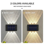 LUMIX | New Solar Wall Lighting for Outdoors | Waterproof LED Solar Lamp for Ambient Garden Light