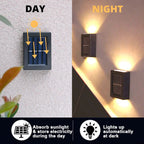 LUMIX | New Solar Wall Lighting for Outdoors | Waterproof LED Solar Lamp for Ambient Garden Light