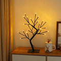 LED Tree Table Lamp – Romantic Decorative Light, Warm Light, Perfect for Living Room and Bedroom