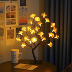 LED Tree Table Lamp – Romantic Decorative Light, Warm Light, Perfect for Living Room and Bedroom