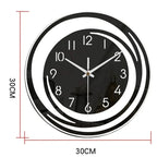 NoirTime | Modern Black Acrylic Wall Clock