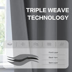 Noiréa Thermal Blackout Curtains
