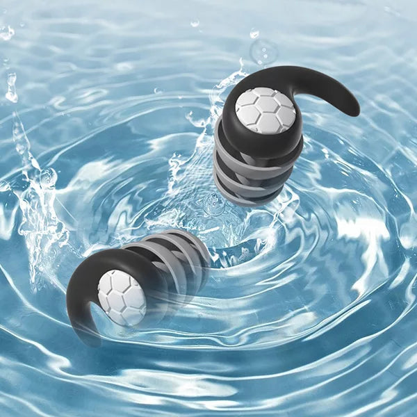 Noise-canceling silicone earplugs for sleeping