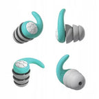 Noise-canceling silicone earplugs for sleeping