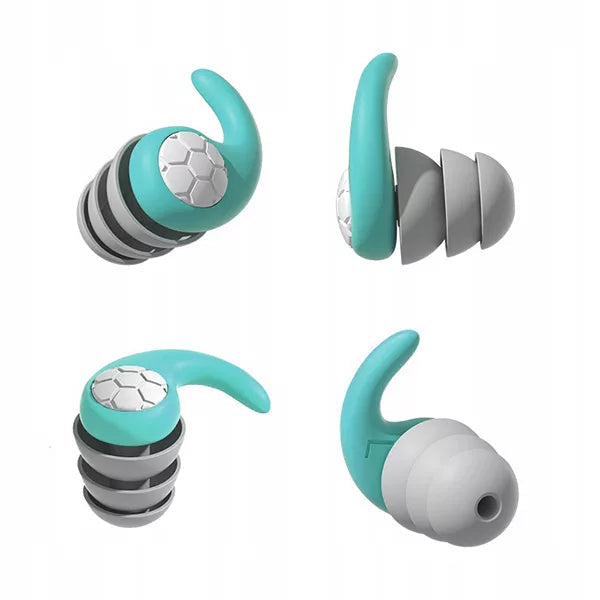 Noise-canceling silicone earplugs for sleeping