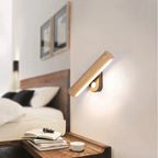 LED Wall Lamp made of Wood – Modern Wall Light for Bedroom