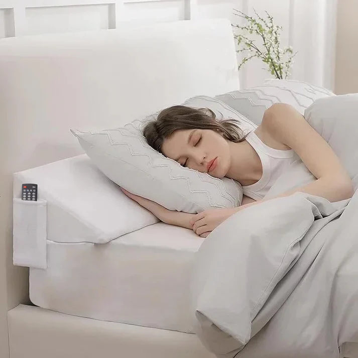 Gap Filler Wedge Pillow | Adjustable Height, Compact Design & Ideal for Twin, Queen, King Beds and Sofas