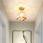 Nordic ceiling light with creative glass cup look – Modern design for hallway and living room