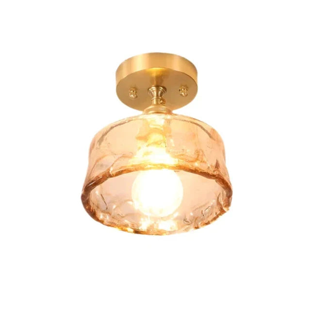 Nordic ceiling light with creative glass cup look – Modern design for hallway and living room