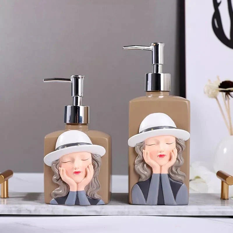 Nordic Girl Soap Dispenser