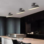 Designer LED ceiling lamp with angle adjustment