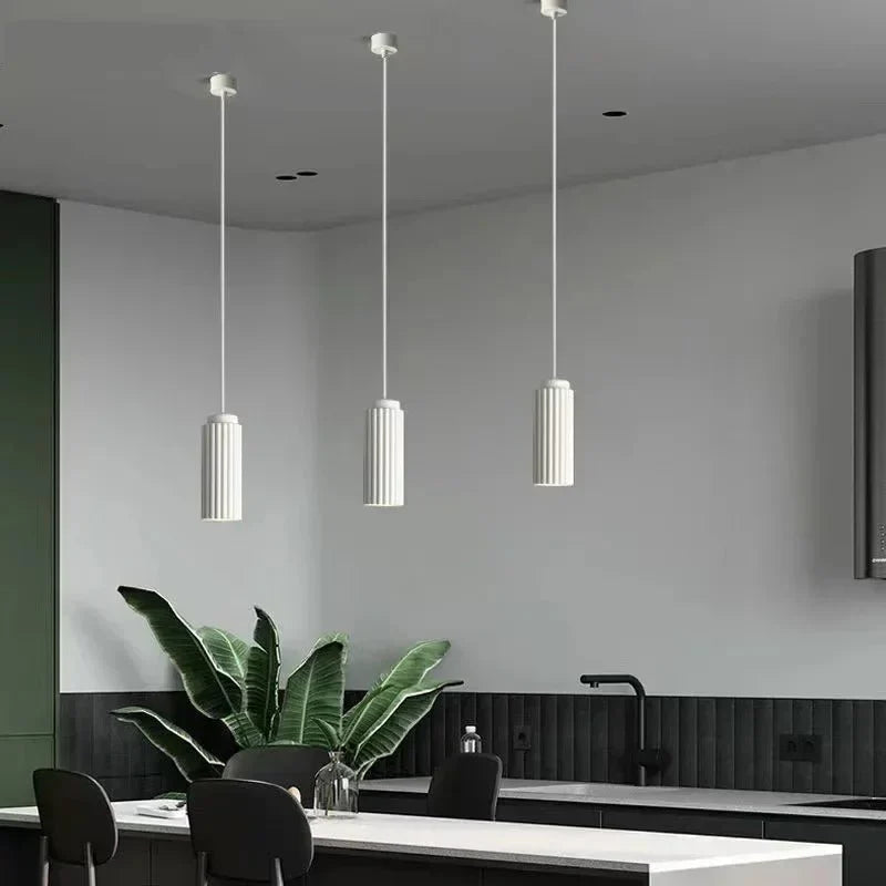 Nordic LED Pendant Lamp - Minimalist Scandinavian Ceiling Lamp for Living Room and Kitchen