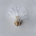 Shell Glass Wall Light – Warm LED Decorative Fixture